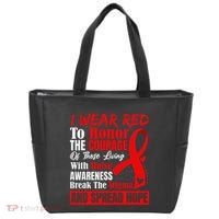 Hiv Awareness Red Ribbon World Aids Day Fighters Tote Bag thumb 0