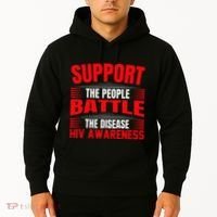 Hiv Awareness Red Ribbon World Aids Day Fighters Hoodie thumb 2