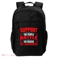 Hiv Awareness Red Ribbon World Aids Day Fighters Backpack thumb 0