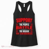 Hiv Awareness Red Ribbon World Aids Day Fighters Women's Tank Top thumb 0