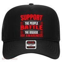 Hiv Awareness Red Ribbon World Aids Day Fighters Hat thumb 0