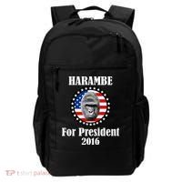 Harambe For President Backpack thumb 0