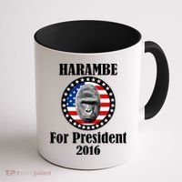 Harambe For President Coffee Mug thumb 1