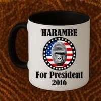Harambe For President Coffee Mug thumb 2