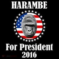Harambe For President Ornament thumb 1