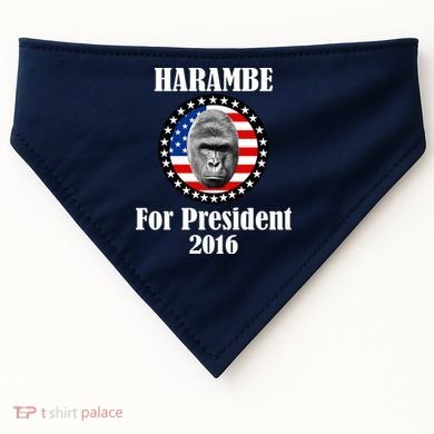 Harambe For President USA-Made Doggie Bandana