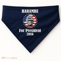 Harambe For President USA-Made Doggie Bandana thumb 0