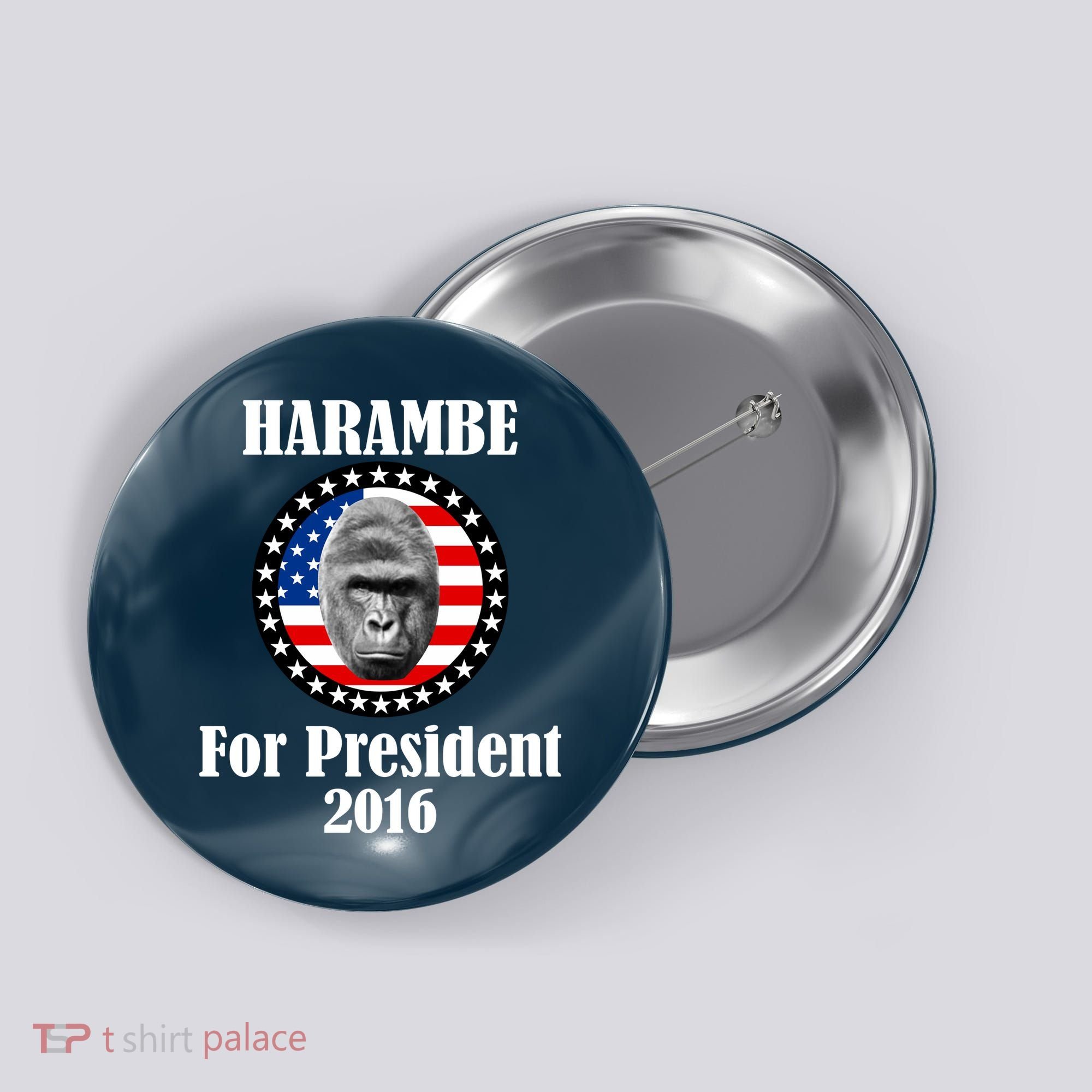 Harambe For President Button