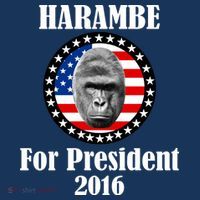 Harambe For President Mousepad thumb 1