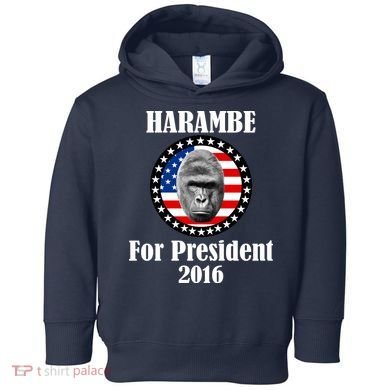 Harambe For President Toddler Hoodie