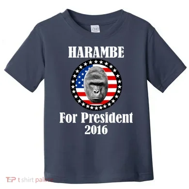 Harambe For President Toddler T-Shirt