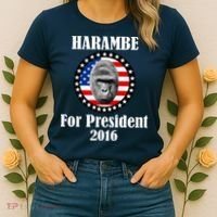 Harambe For President Women's T-Shirt thumb 2