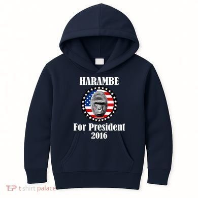Harambe For President Kids Hoodie
