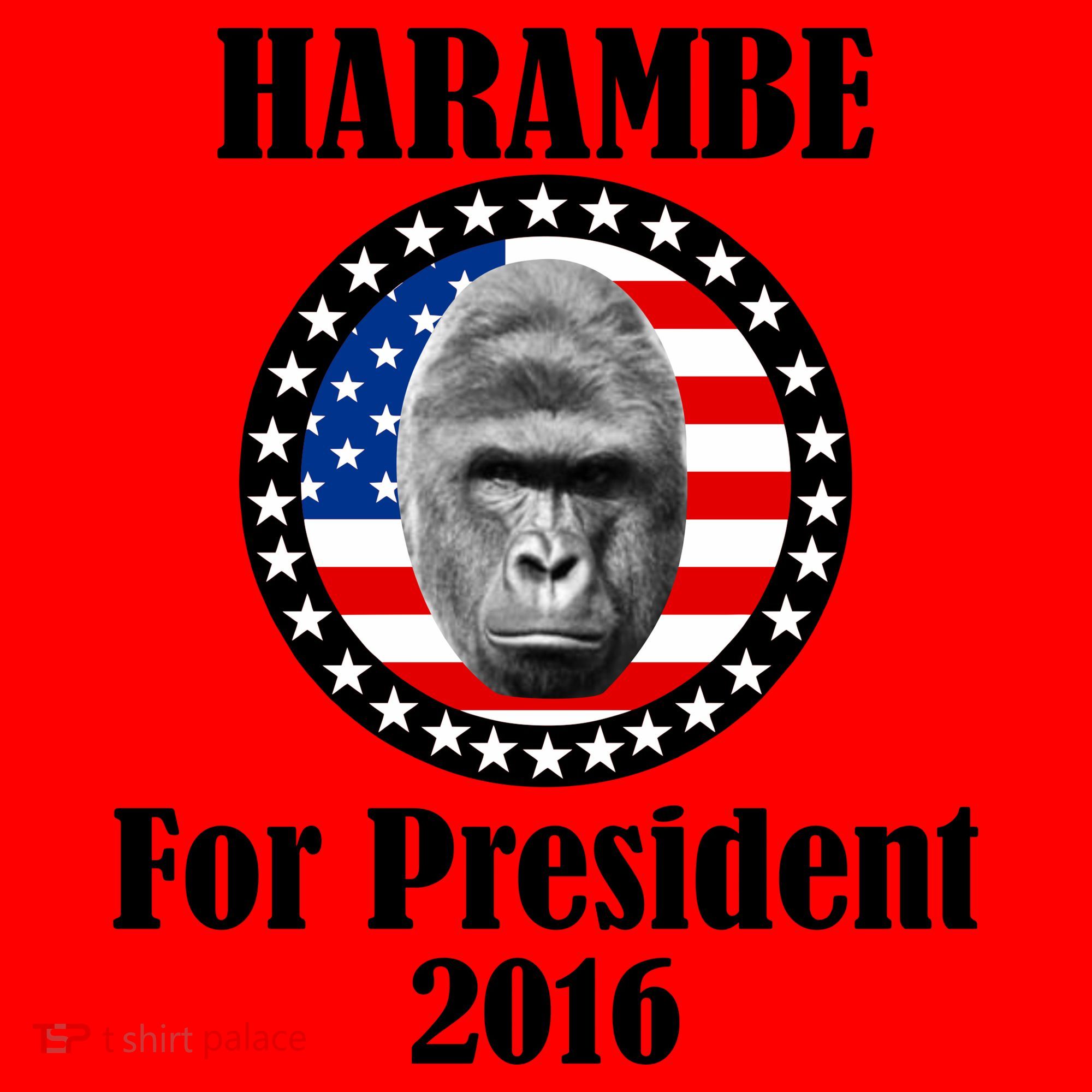 Harambe For President Santa Hat