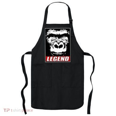 Harambe LEGEND Gorilla Poster RIP 2016 Apron