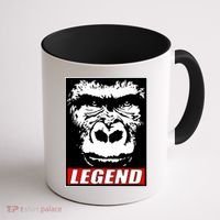 Harambe LEGEND Gorilla Poster RIP 2016 Coffee Mug thumb 1