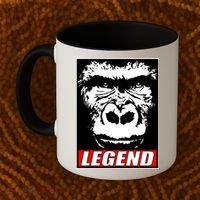 Harambe LEGEND Gorilla Poster RIP 2016 Coffee Mug thumb 2