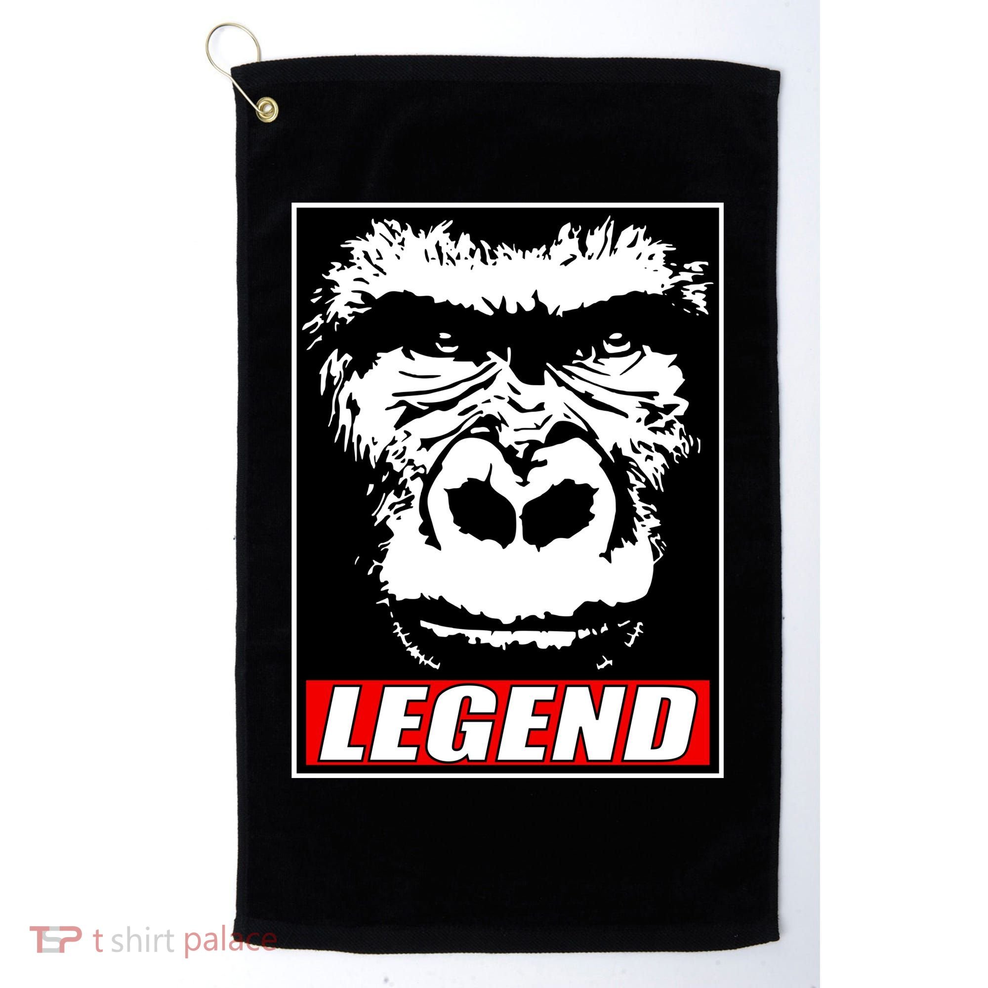 Harambe LEGEND Gorilla Poster RIP 2016 Golf Towel