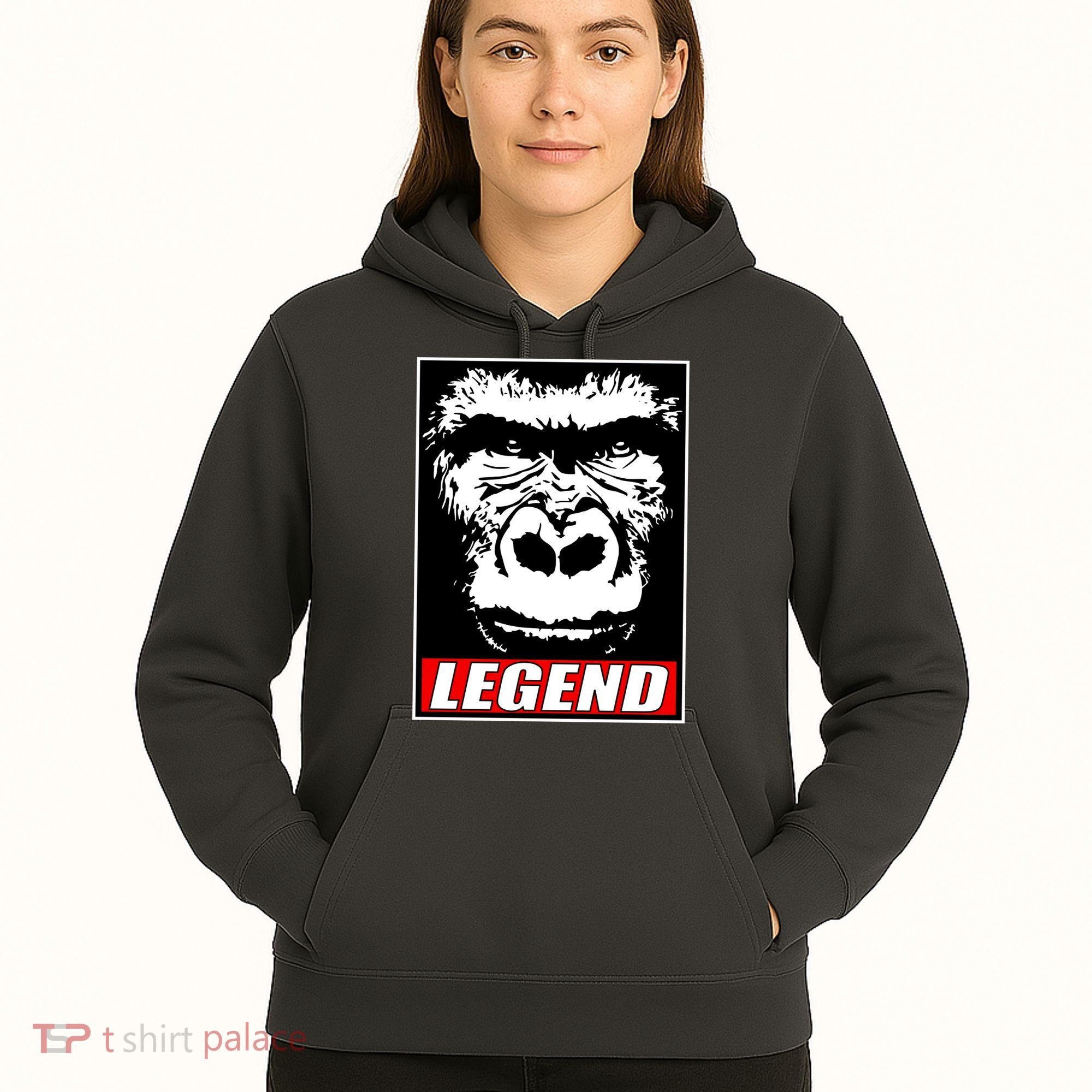 Harambe LEGEND Gorilla Poster RIP 2016 Hoodie