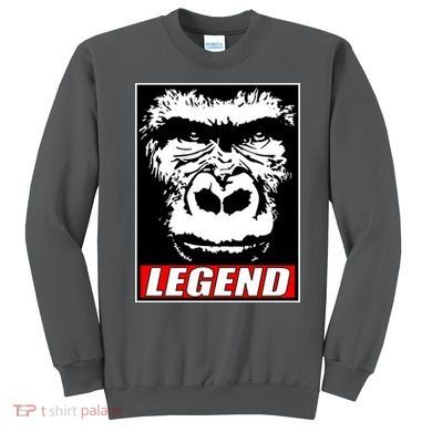 Harambe LEGEND Gorilla Poster RIP 2016 Sweatshirt