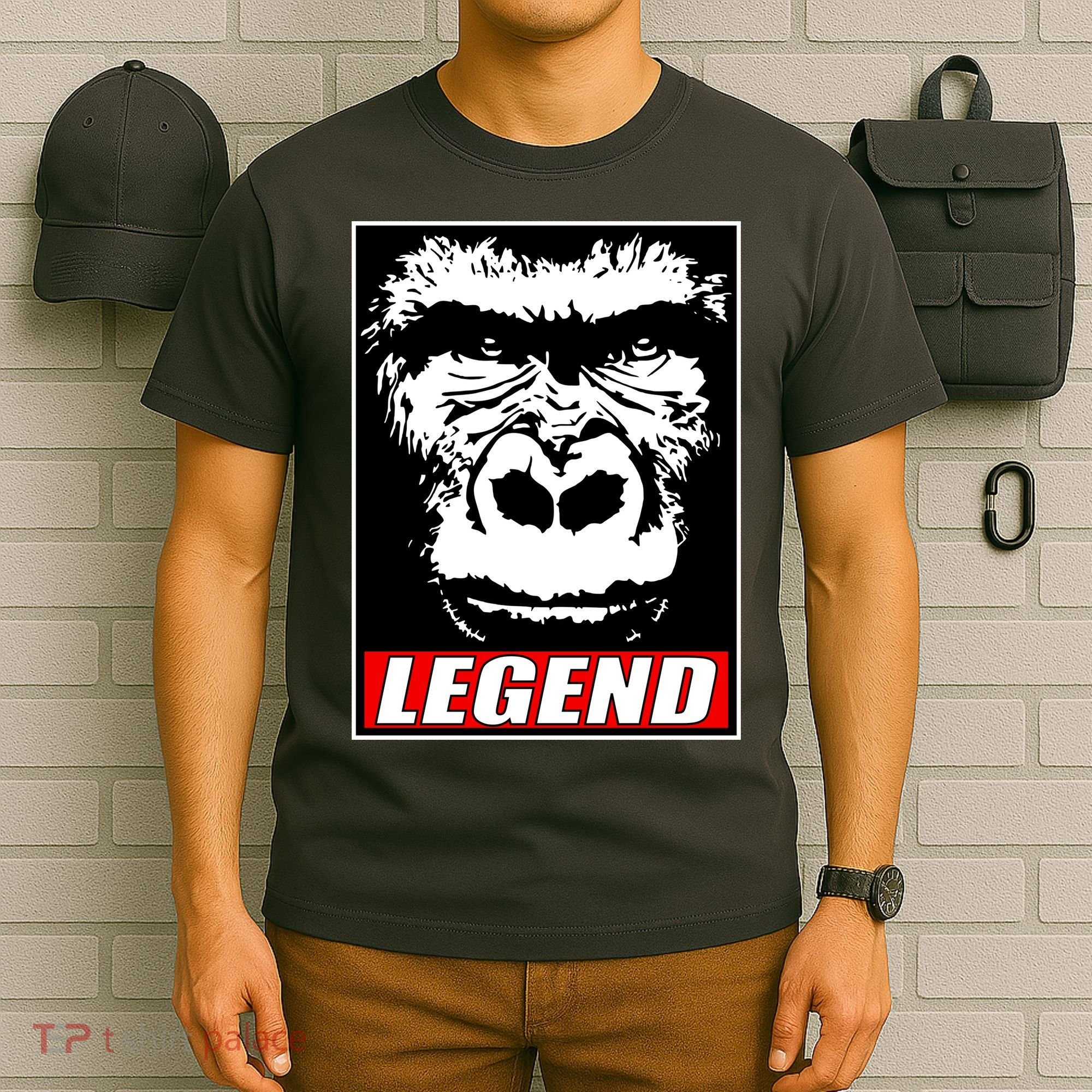 Harambe LEGEND Gorilla Poster RIP 2016 T-Shirt