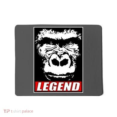 Harambe LEGEND Gorilla Poster RIP 2016 Mousepad
