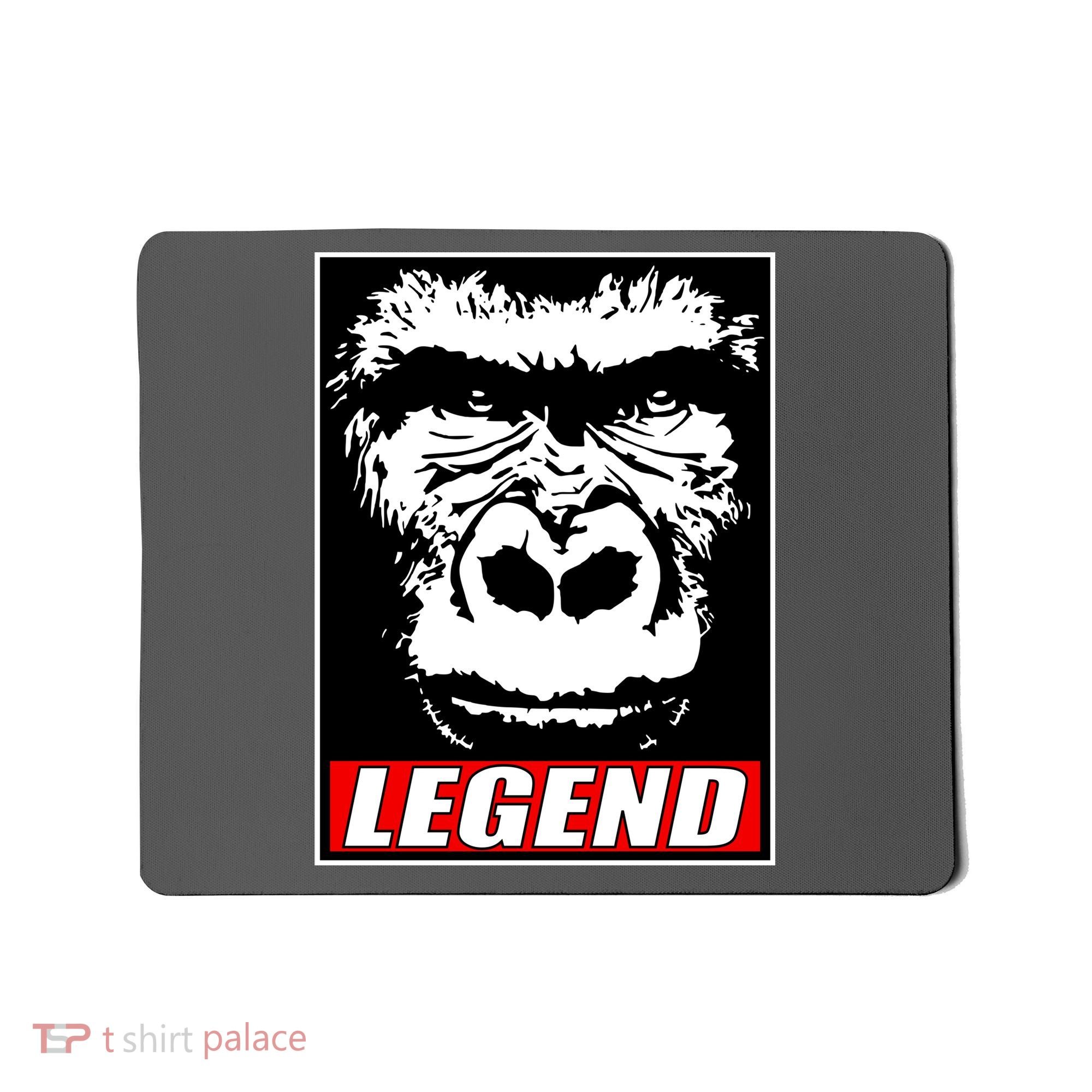 Harambe LEGEND Gorilla Poster RIP 2016 Mousepad