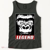 Harambe LEGEND Gorilla Poster RIP 2016 Tank Top thumb 2