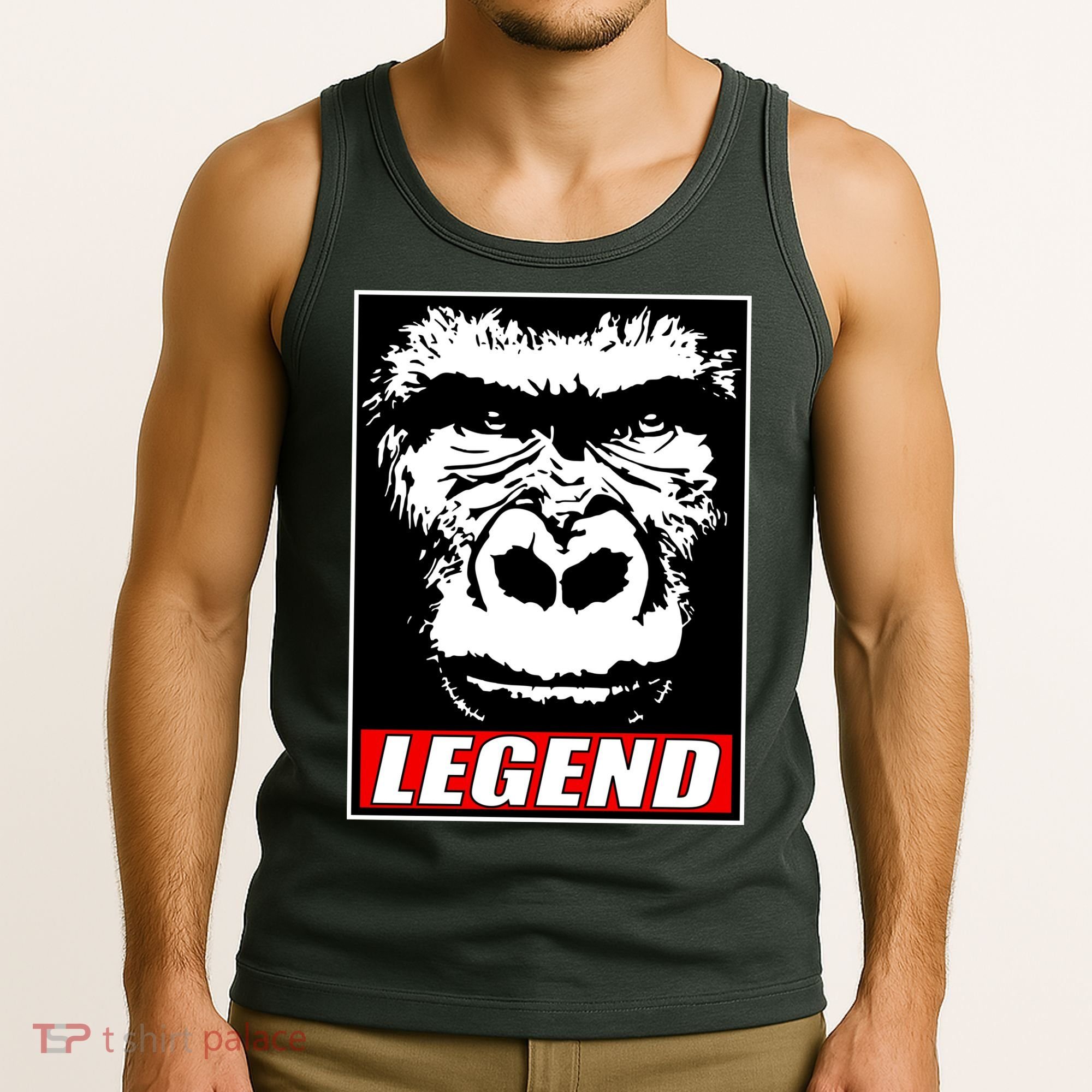 Harambe LEGEND Gorilla Poster RIP 2016 Tank Top