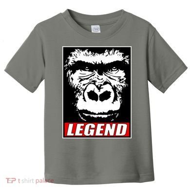 Harambe LEGEND Gorilla Poster RIP 2016 Toddler T-Shirt
