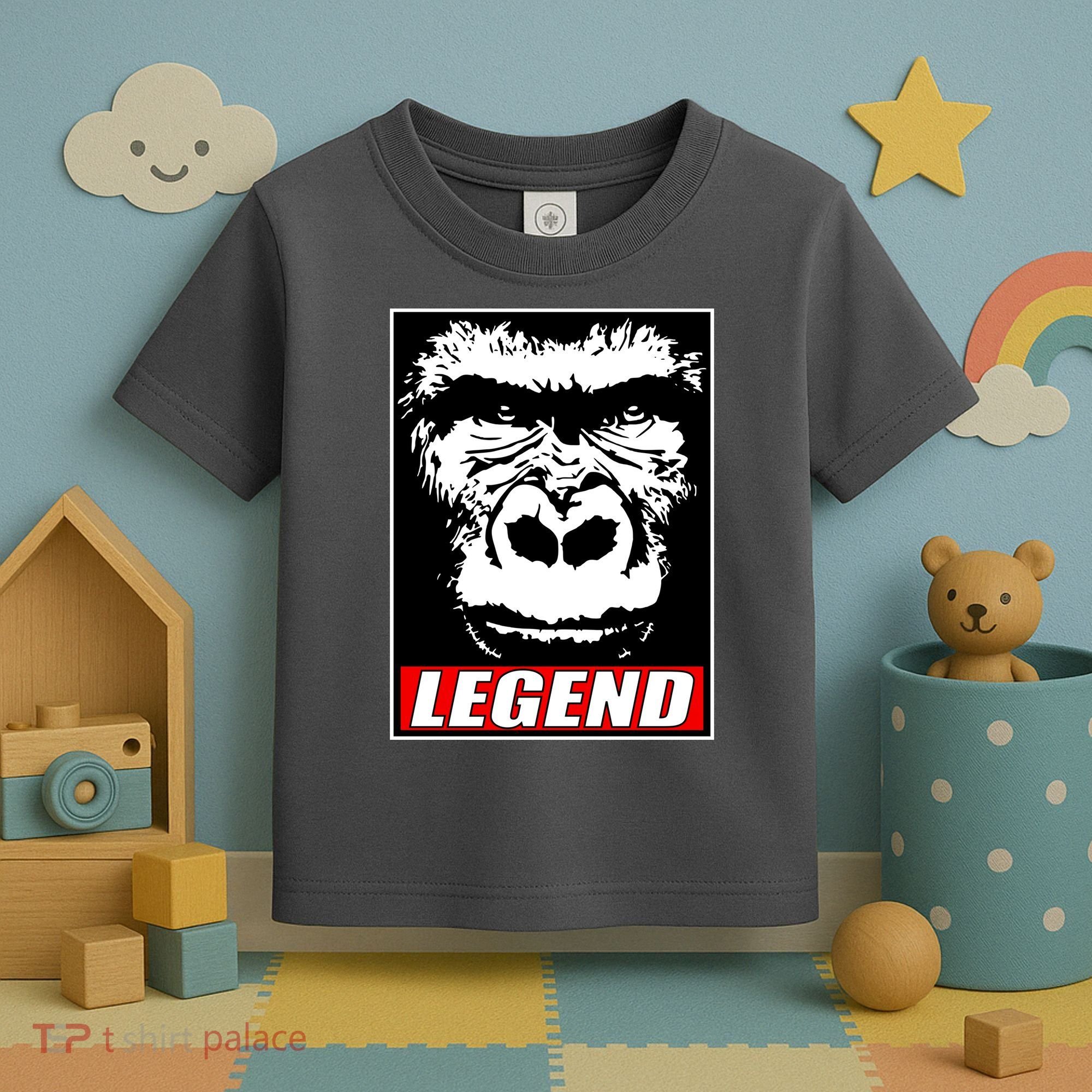Harambe LEGEND Gorilla Poster RIP 2016 Toddler T-Shirt