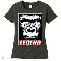Harambe LEGEND Gorilla Poster RIP 2016 Women's T-Shirt thumb 0