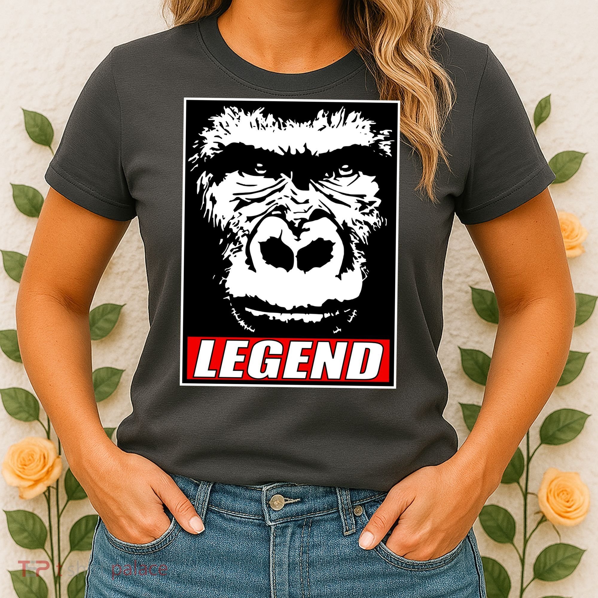 Harambe LEGEND Gorilla Poster RIP 2016 Women's T-Shirt