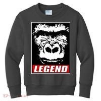 Harambe LEGEND Gorilla Poster RIP 2016 Kids Sweatshirt thumb 0