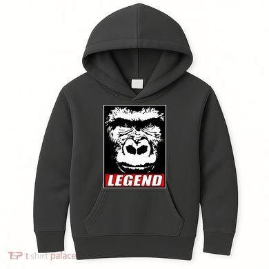 Harambe LEGEND Gorilla Poster RIP 2016 Kids Hoodie