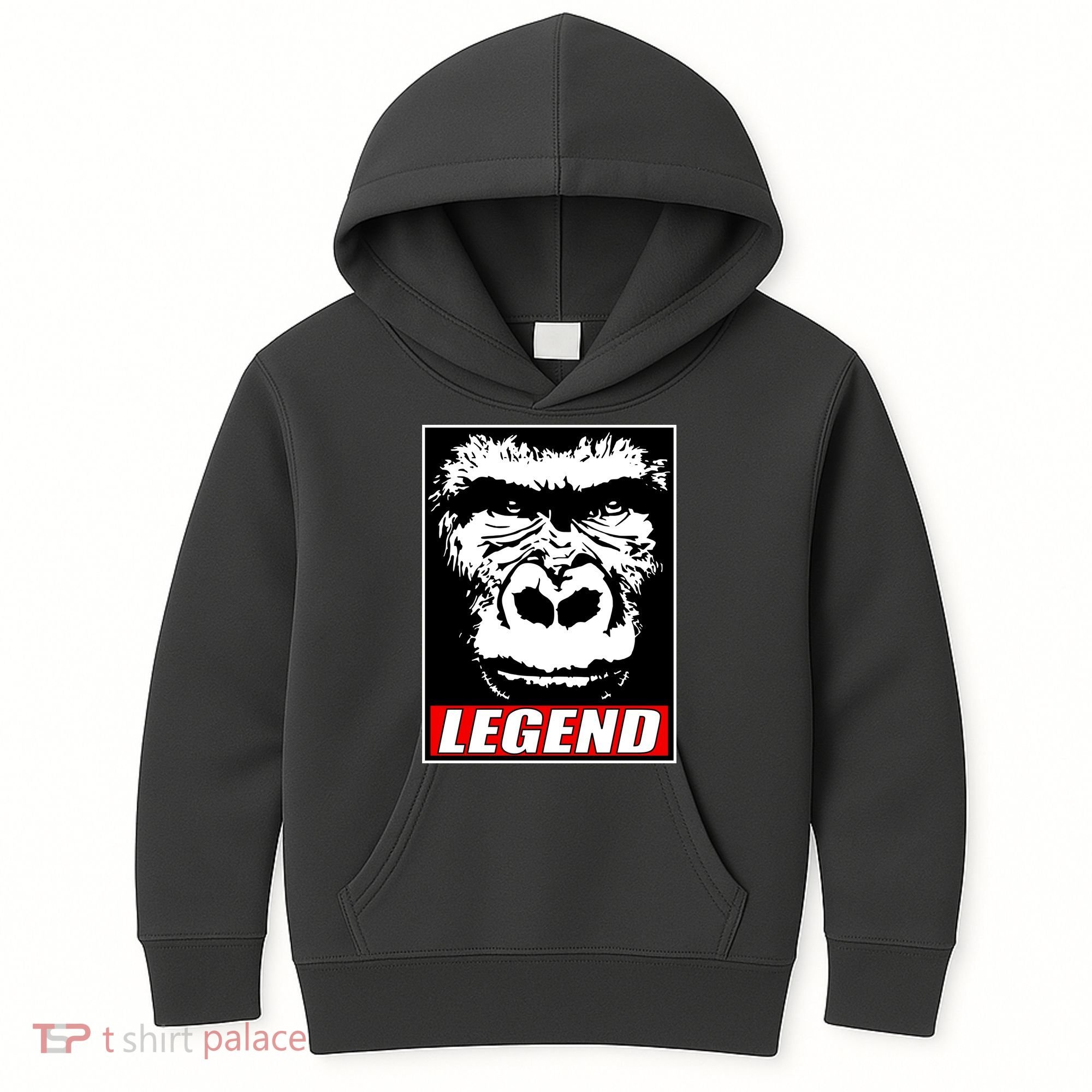 Harambe LEGEND Gorilla Poster RIP 2016 Kids Hoodie