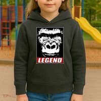 Harambe LEGEND Gorilla Poster RIP 2016 Kids Hoodie thumb 3