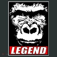Harambe LEGEND Gorilla Poster RIP 2016 Kids Long Sleeve Shirt thumb 2