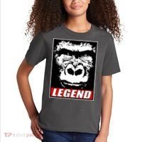 Harambe LEGEND Gorilla Poster RIP 2016 Kids T-Shirt thumb 2