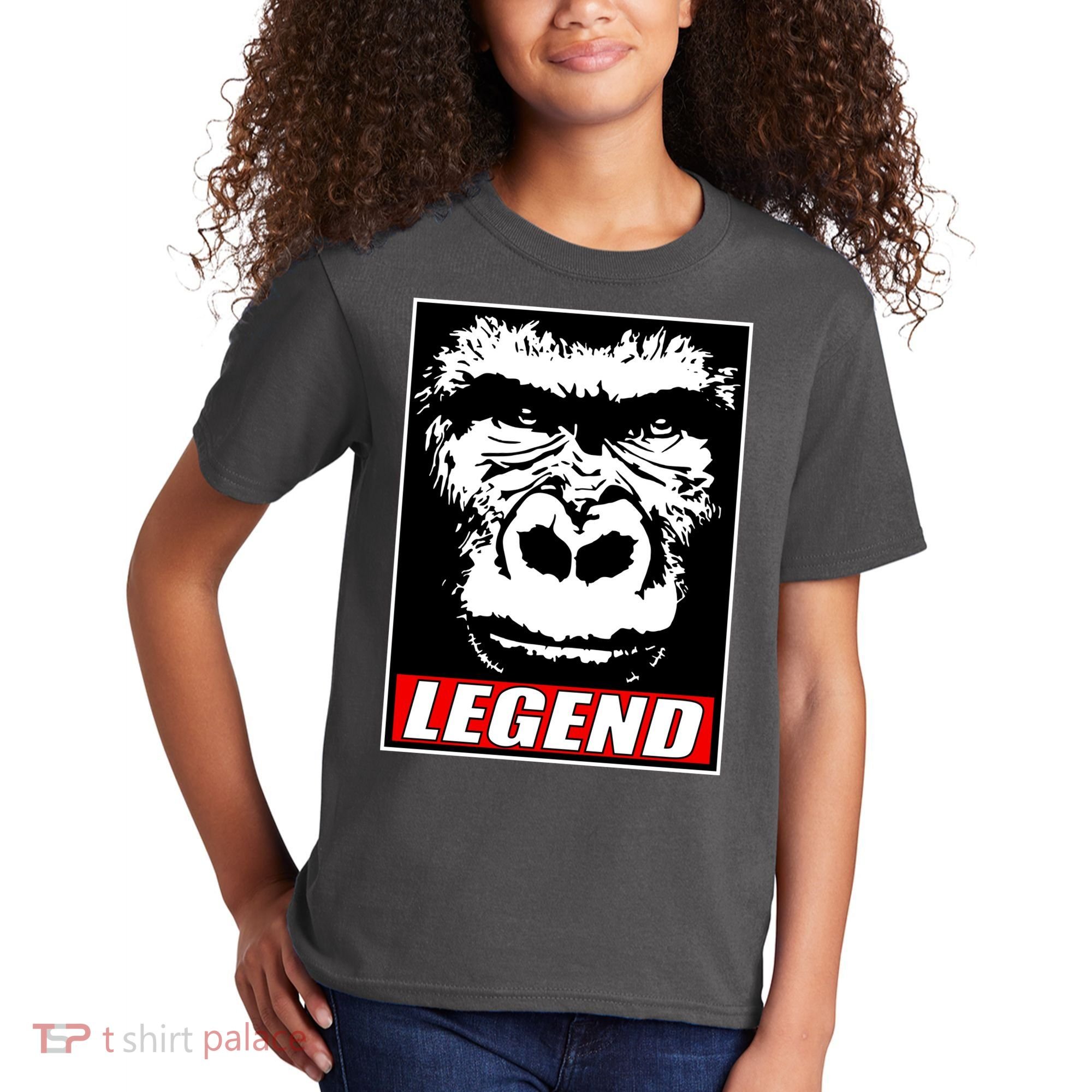 Harambe LEGEND Gorilla Poster RIP 2016 Kids T-Shirt