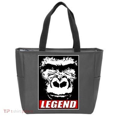 Harambe LEGEND Gorilla Poster RIP 2016 Tote Bag