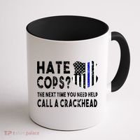 Hare Cops? Need Help Call A Crackhead Coffee Mug thumb 1