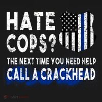 Hare Cops? Need Help Call A Crackhead Ornament thumb 1