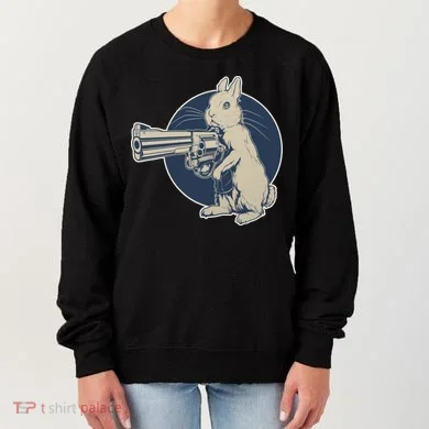 Hare Trigger Gangster Bunny Women's Sweatshirt