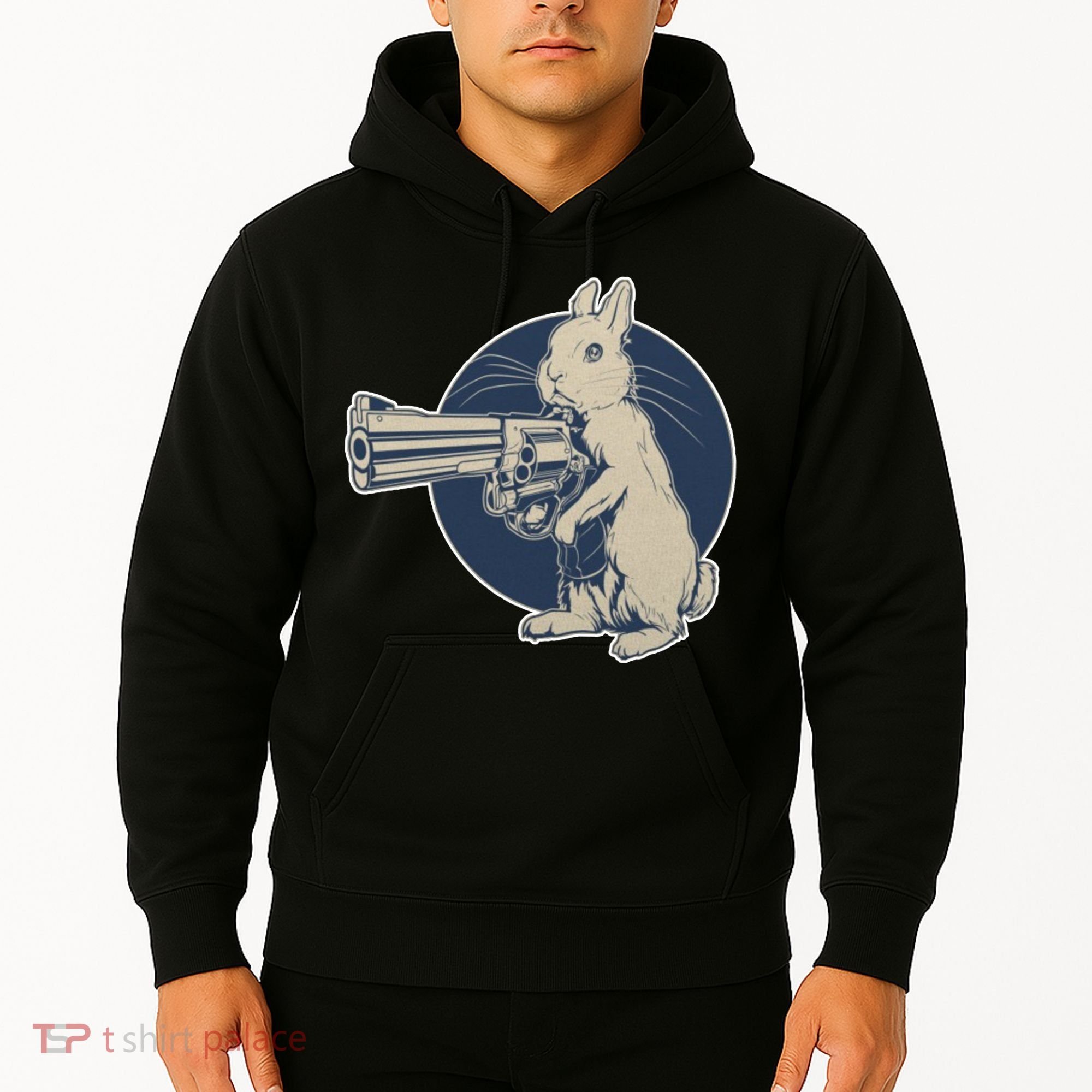 Hare Trigger Gangster Bunny Hoodie