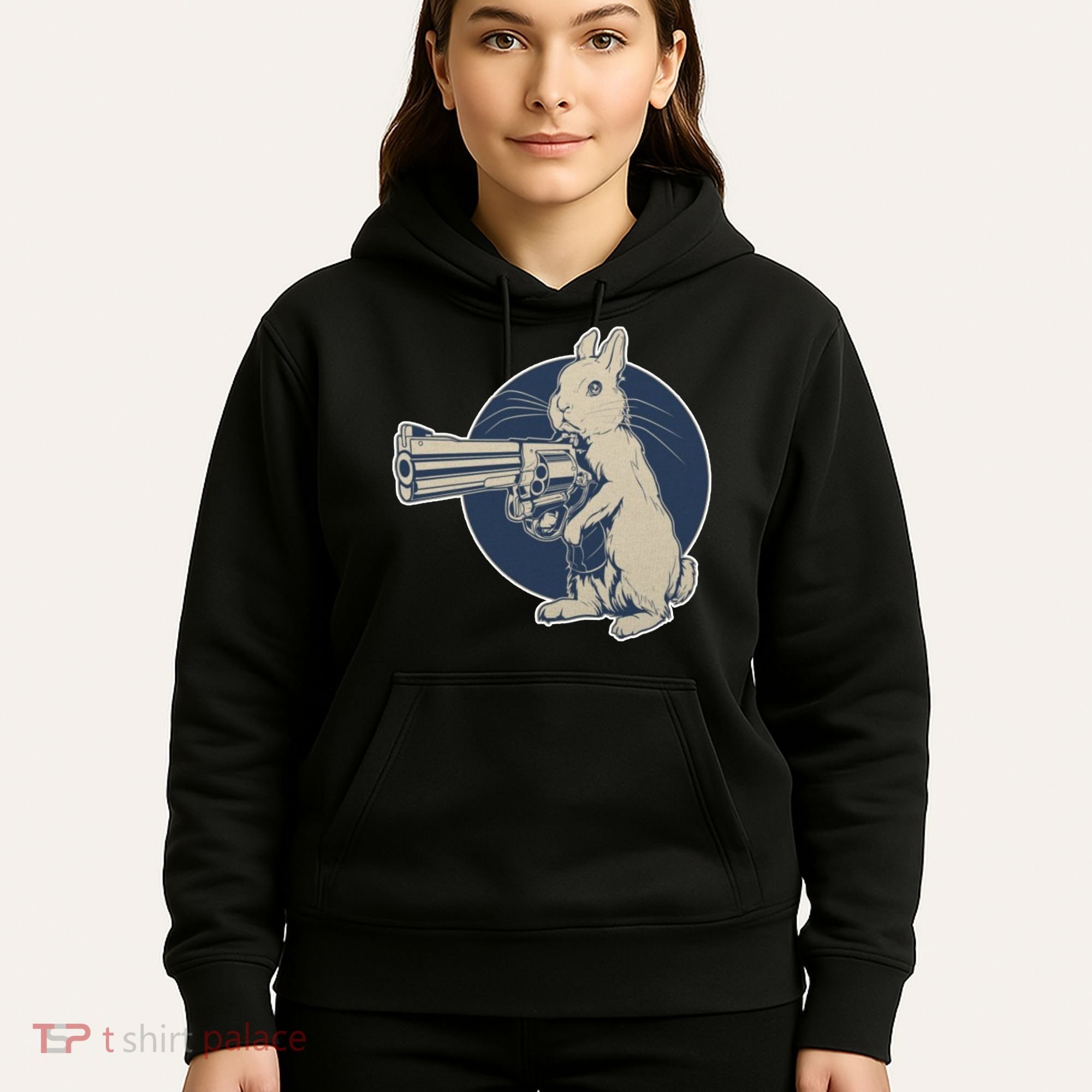 Hare Trigger Gangster Bunny Hoodie