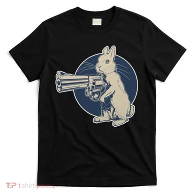 Hare Trigger Gangster Bunny T-Shirt