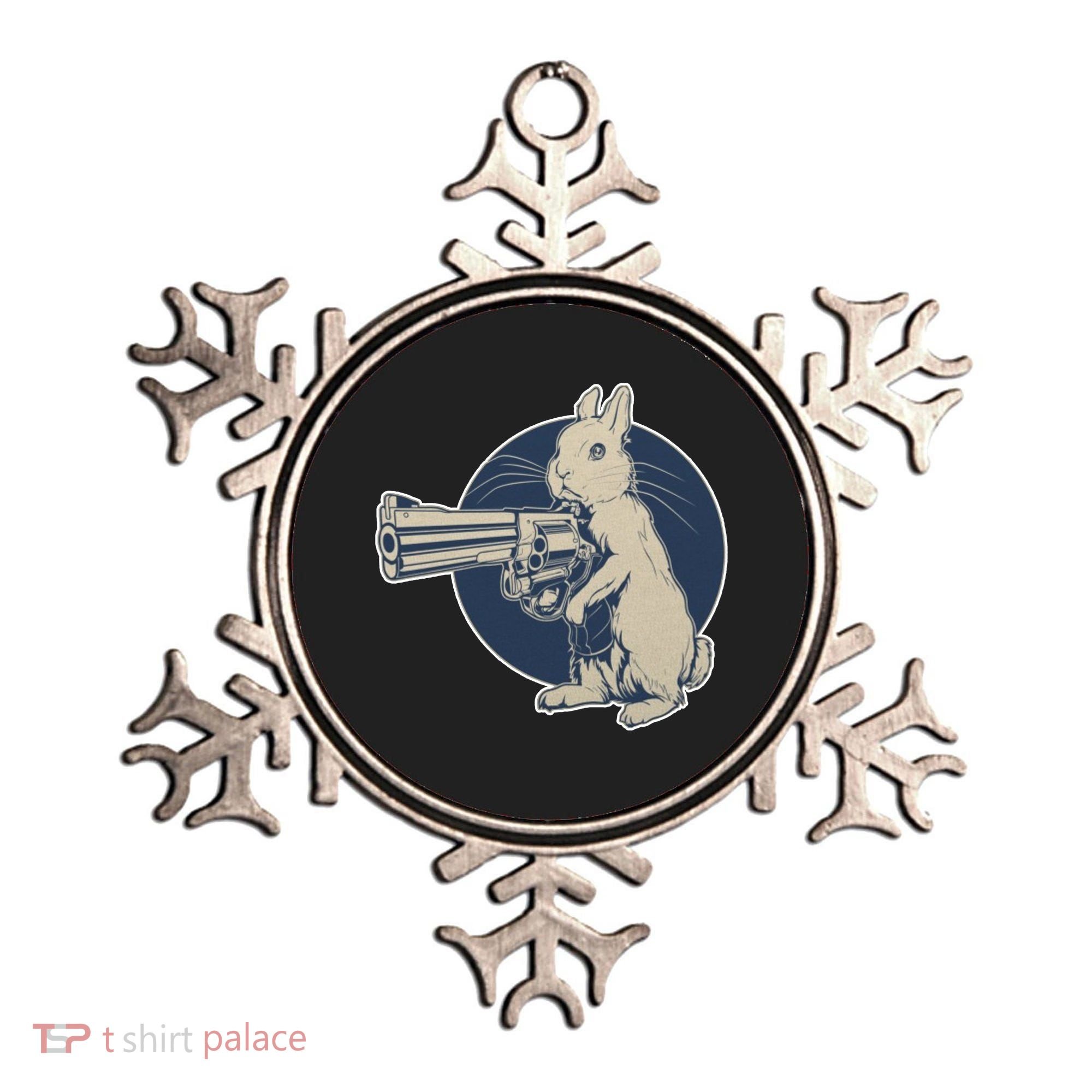 Hare Trigger Gangster Bunny Ornament