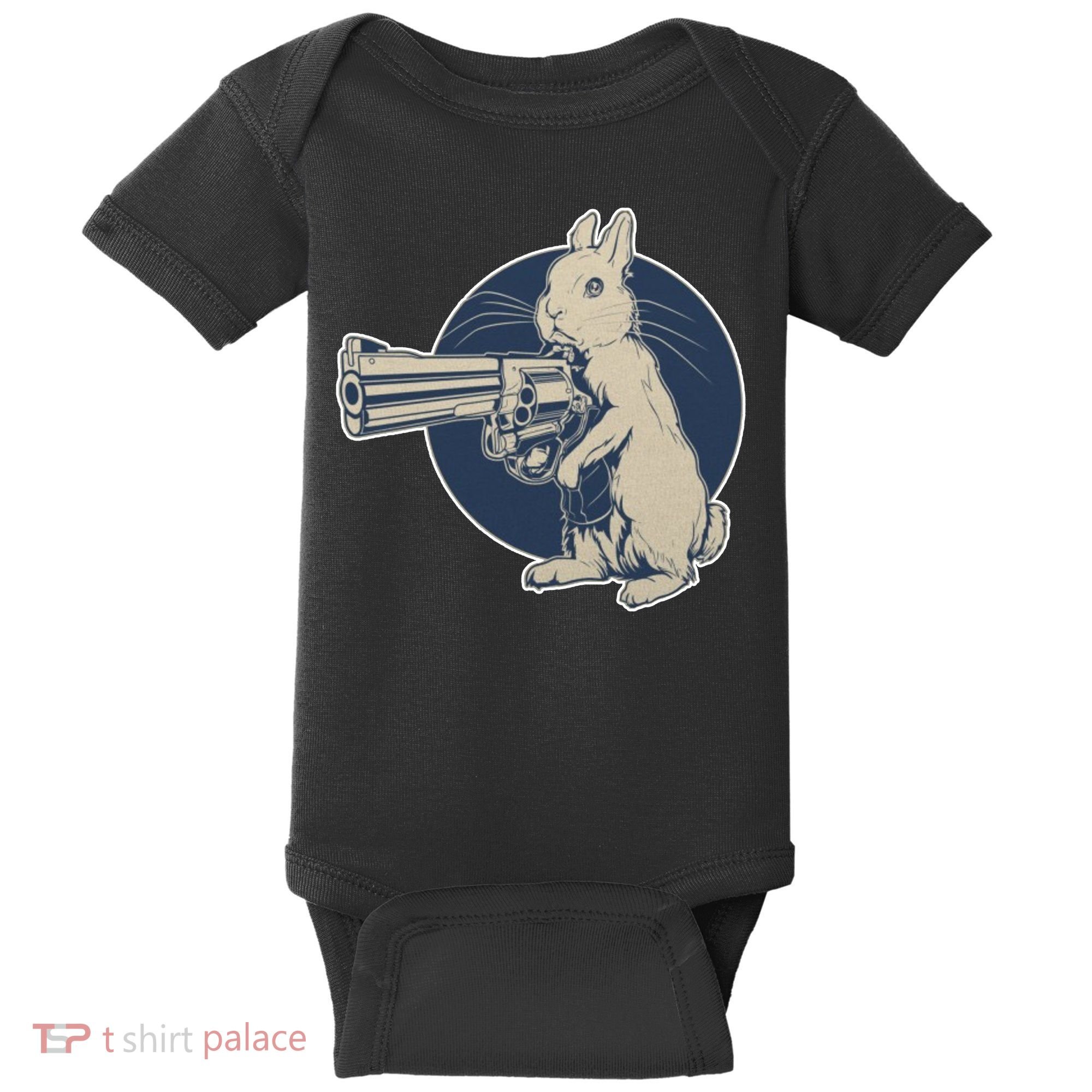 Hare Trigger Gangster Bunny Baby Bodysuit
