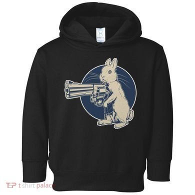 Hare Trigger Gangster Bunny Toddler Hoodie